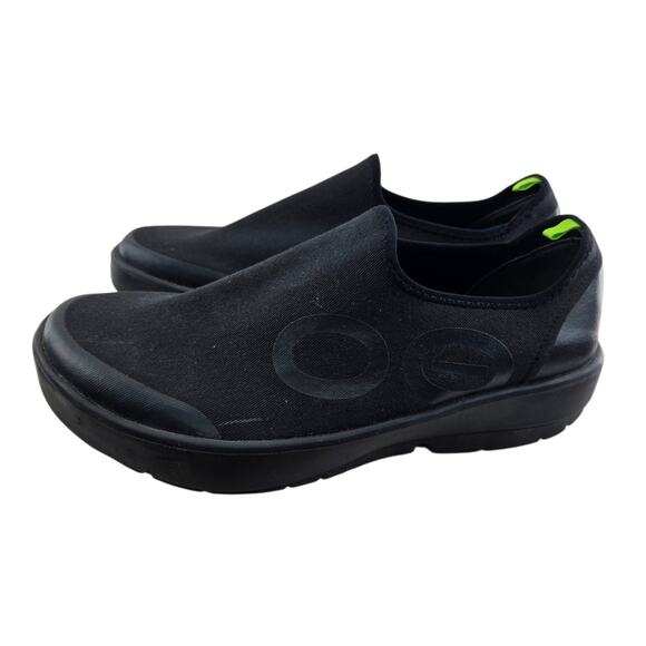 Oofos EeZee Low Shoes Mens 9.5‎ Black Slip On Gym Recovery Athleisure Casual main image 8